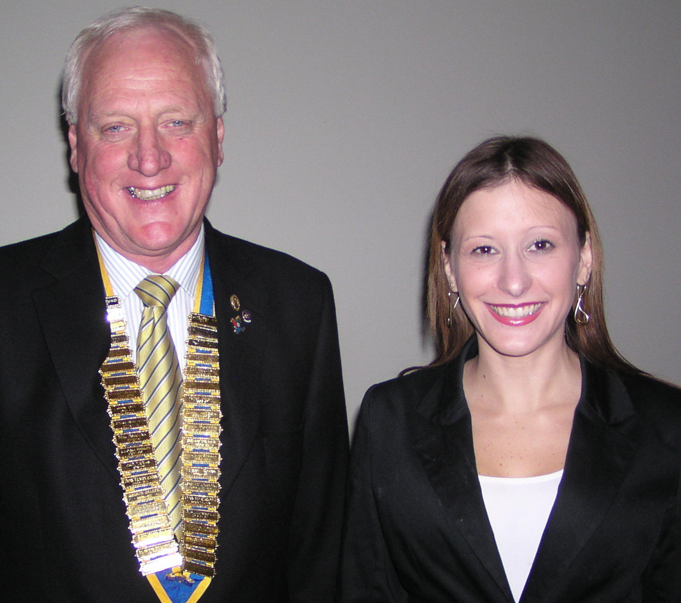 President Kevin and guest speaker Susan Hirsch