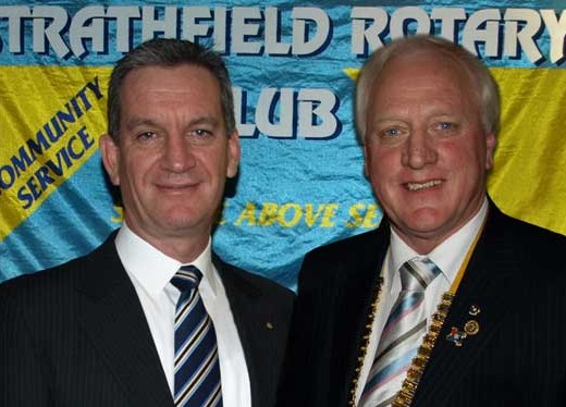 Commissioner Andrew Scipione and President Kevin Freund