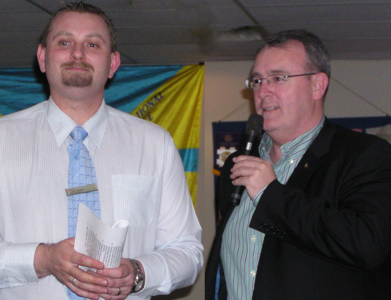 Westpac David Martin and Rotary's David Martin